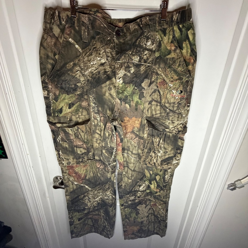 Mossy Oak Break-Up Country Camo Cargo Sz Mens XL 40-42 Hunting Stretch Pants